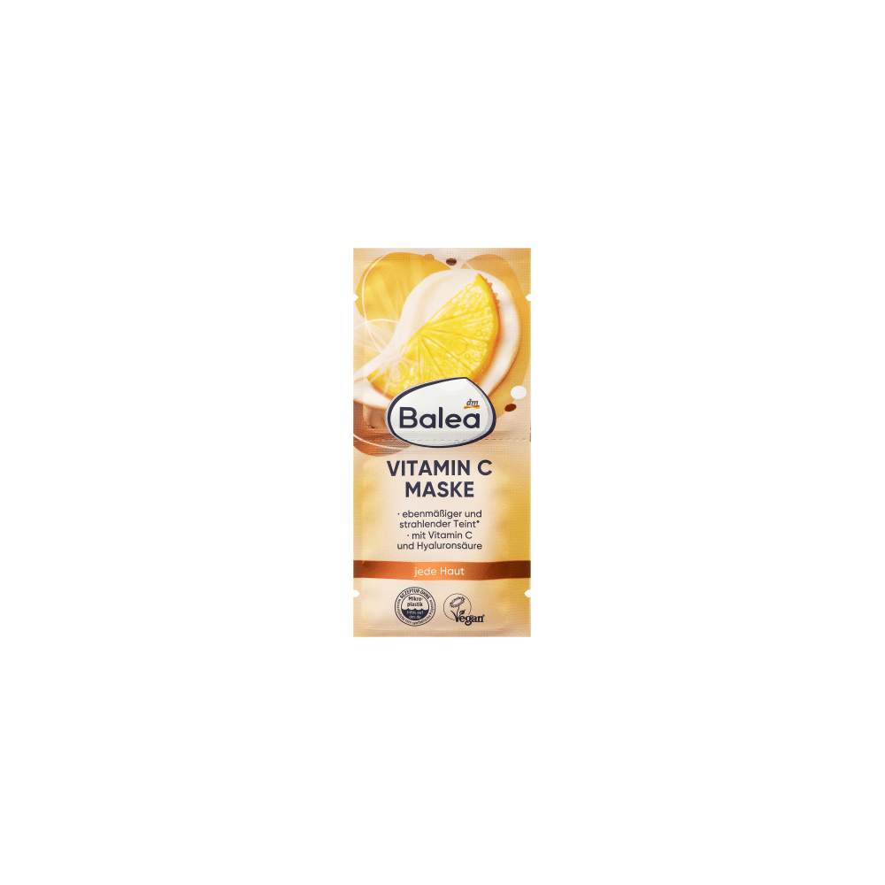 Balea Masque facial à la vitamine C, 16 ml