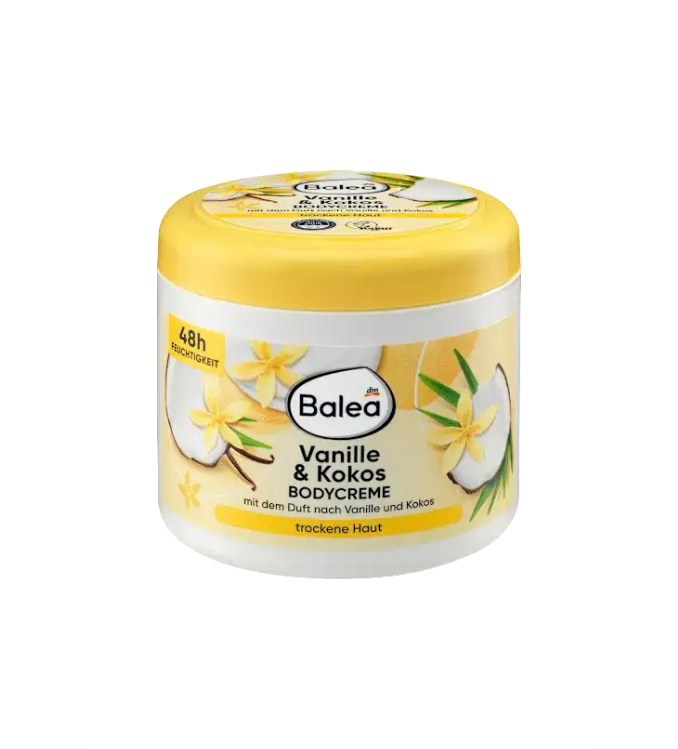 Balea Crème corporelle vanille & coco, 500 ml