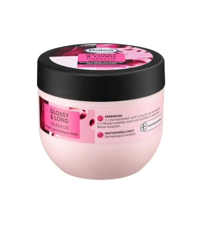 Balea PROFESSIONNEL GLOSSY & LONG emballage pour cheveux, 300 ml