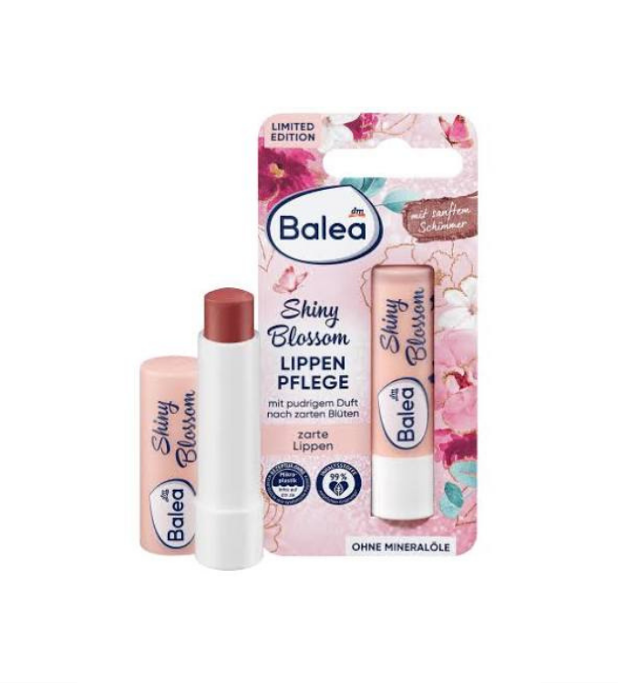 Balea Baume à lèvres Shiny Blossom, 4,8 g
