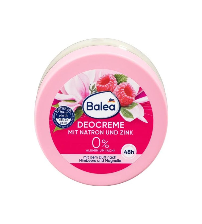 Balea Déodorant crème avec bicarbonate de soude, 50 ml