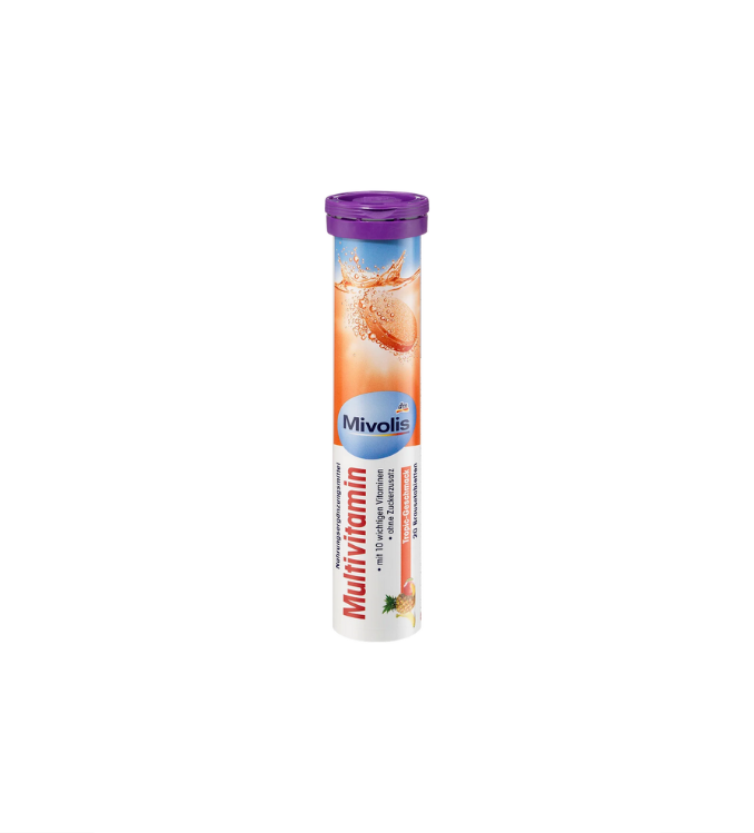 Mivolis Comprimés effervescents multivitaminés, 20 unités, 82 g
