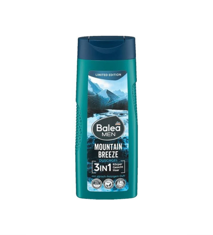Balea MEN جل استحمام Mountain Breeze 3 في 1، 300 مل