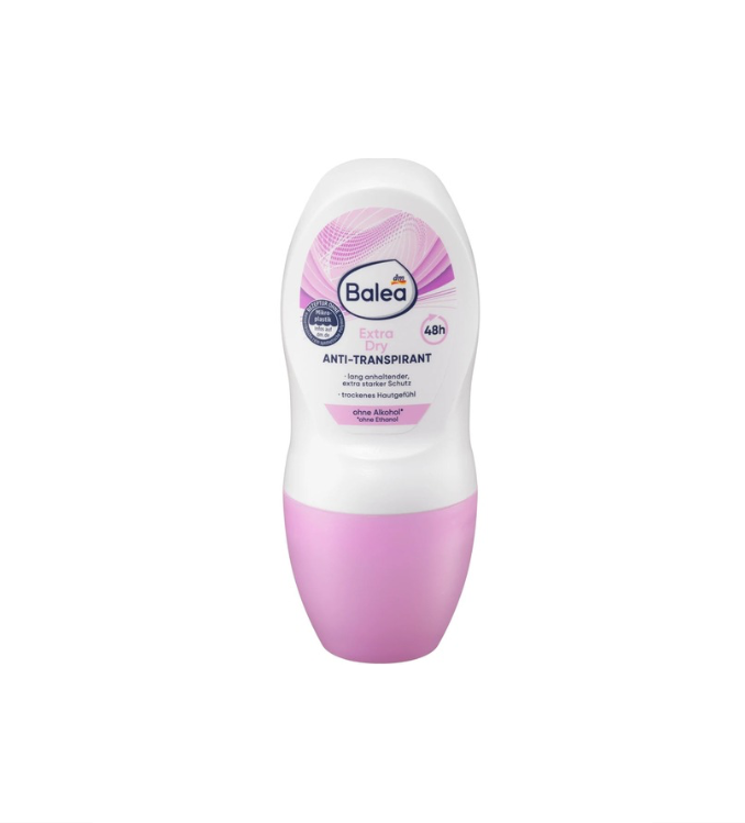 Balea Déodorant Antitranspirant Roll-on Extra Dry, 50 ml