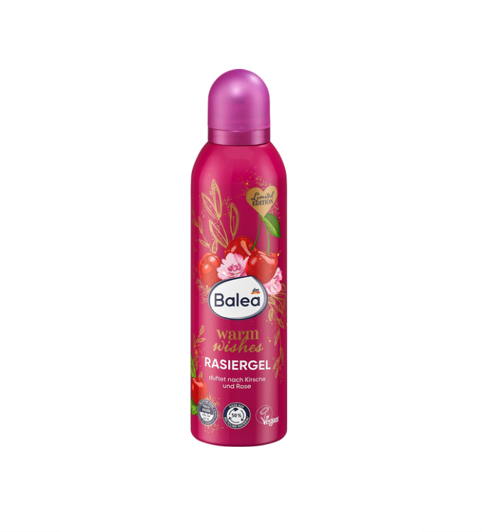 Balea Gel à raser Warm Wishes, 200 ml