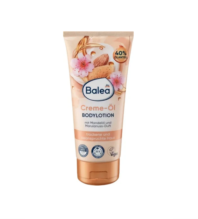 Balea Lotion corporelle Crème-Huile Huile d'amande, 200 ml