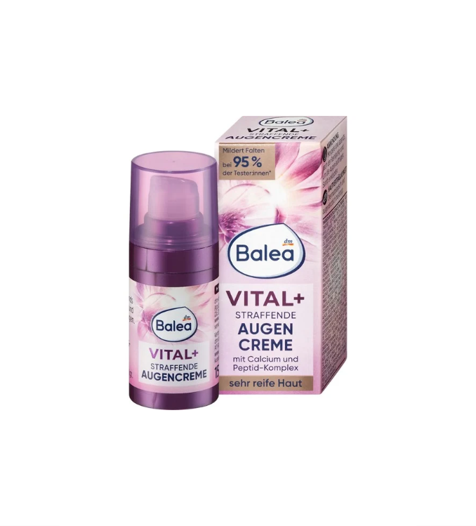 Balea Crème pour les yeux Vital+ raffermissante, 15 ml