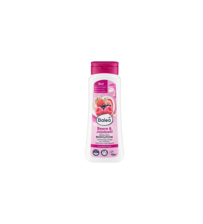 Balea Lotion corporelle bien-être Baie & Huile de jojoba, 400 ml