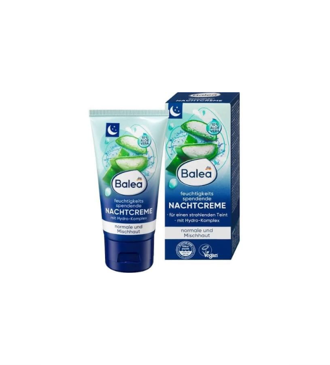 Balea Crème de nuit hydratante, 50 ml