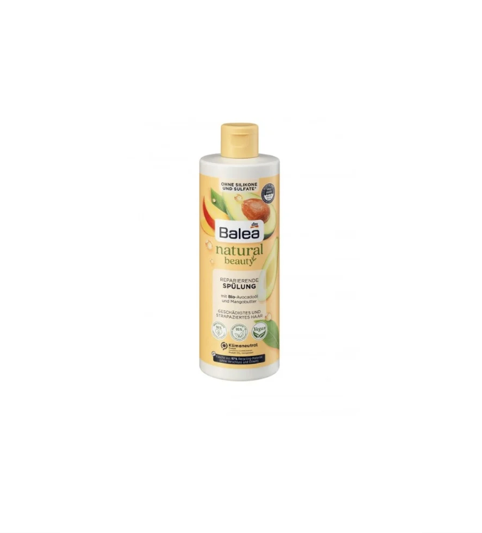 Balea Après-shampooing Natural Beauty Huile d'avocat et beurre de mangue, 350 ml
