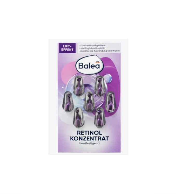 Balea Capsules Concentré de rétinol, 7 pièces