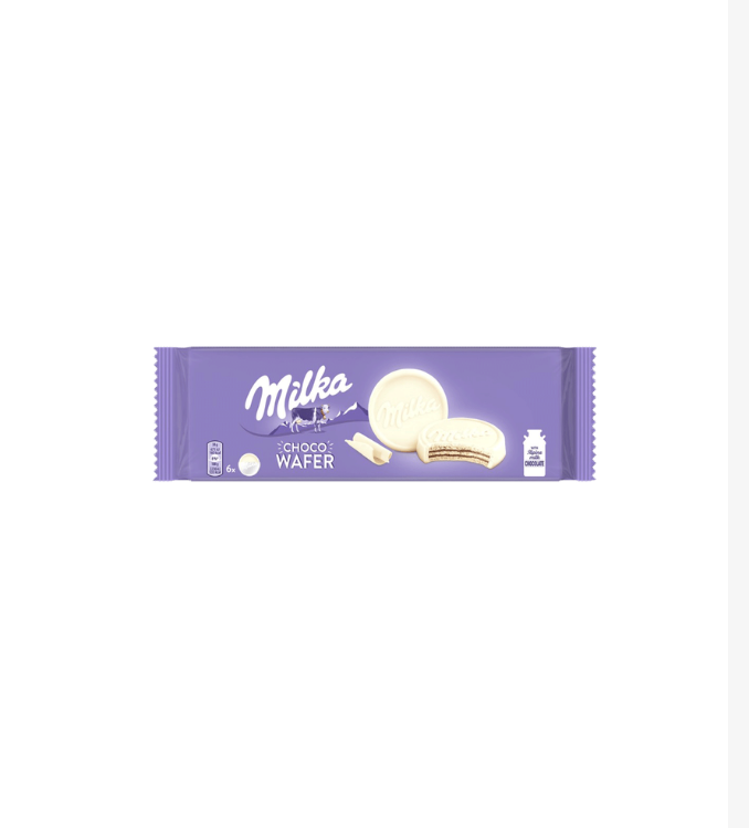 MILKA Choco Wafer Blanc 180G