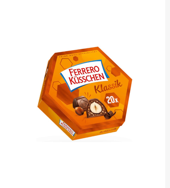 Ferrero Küsschen - Pralinés au chocolat avec des noix grillées - 178g