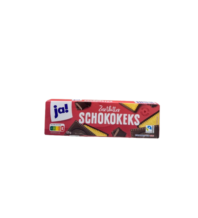 Biscuit au chocolat noir - ja! - 125 g