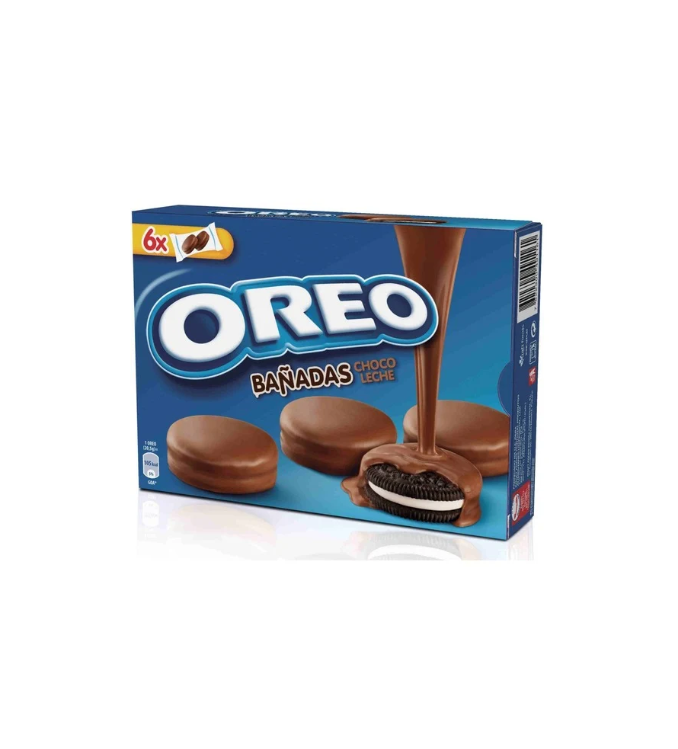 Biscuits Oreo enrobés de chocolat au lait 6x