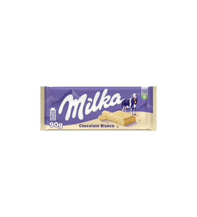 Chocolat Milka blanc 90 g