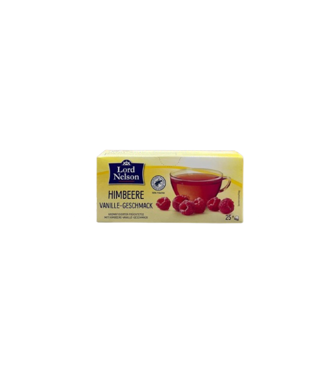 Lord Nelson goût framboise-vanille 25 sachets