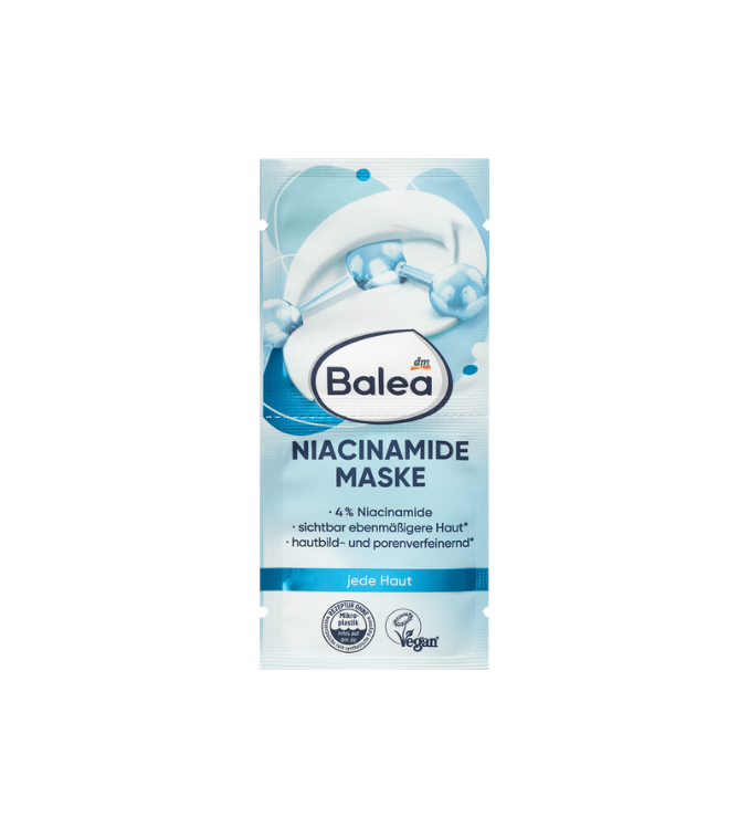 Balea Masque facial Niacinamide, 16 ml