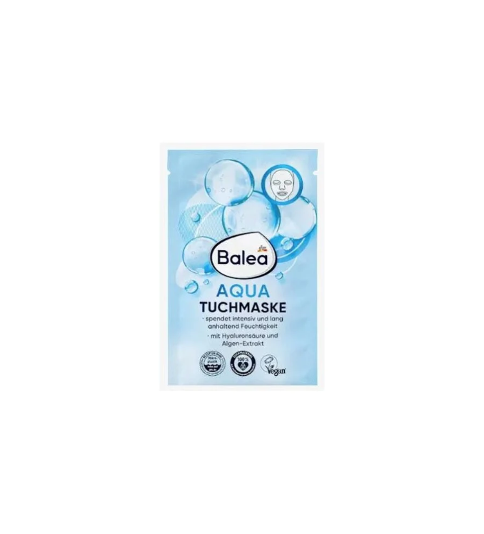 Balea ماسك قماشي Aqua، قطعة واحدة