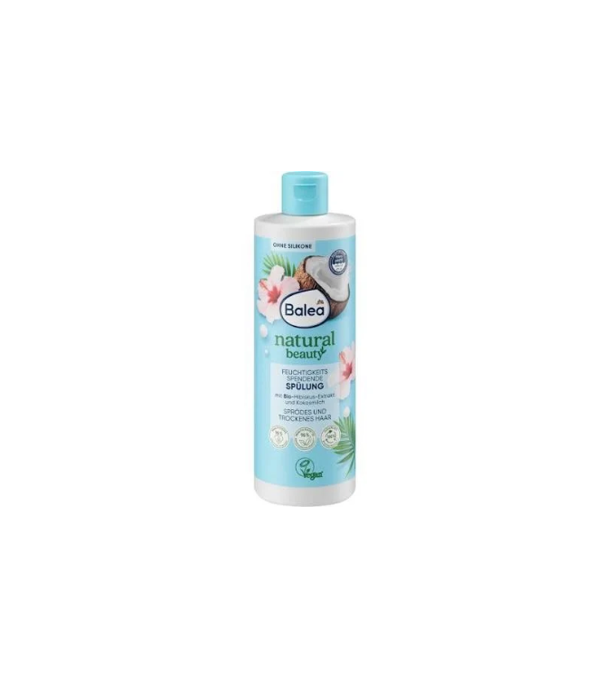 Balea Après-shampoing Natural Beauty extrait d'hibiscus et lait de coco, 350 ml