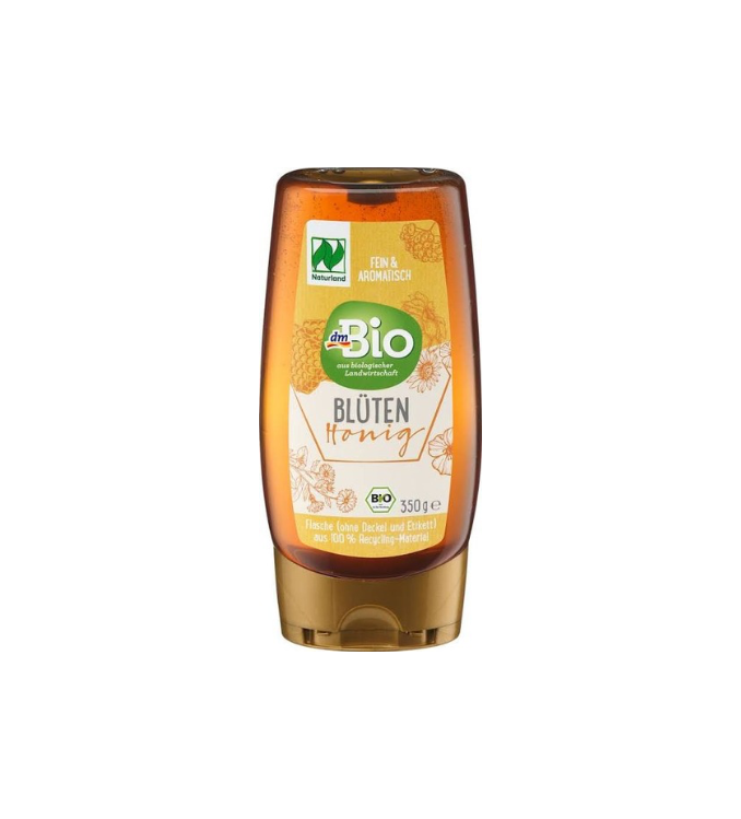 dmBio miel de fleurs en tube, 350 g