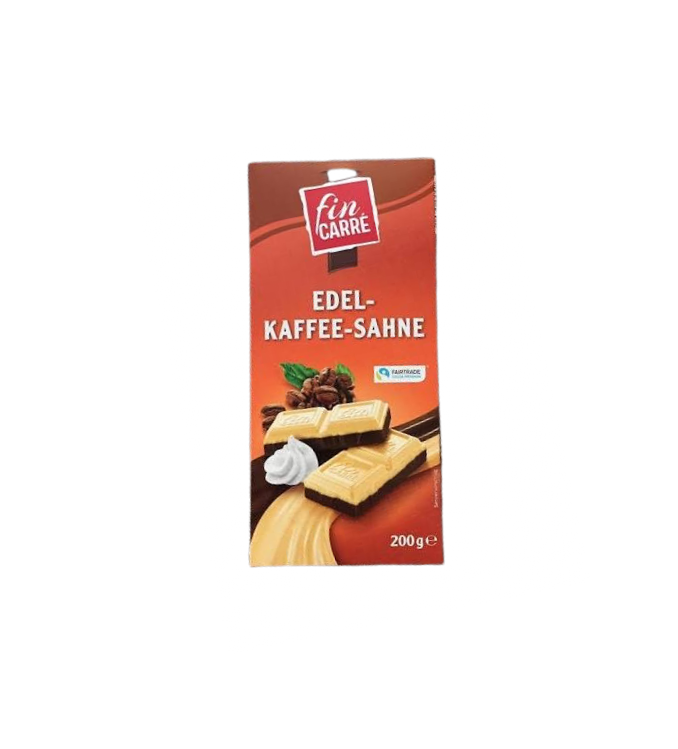 fin carré chocolat crème de café fine 200g