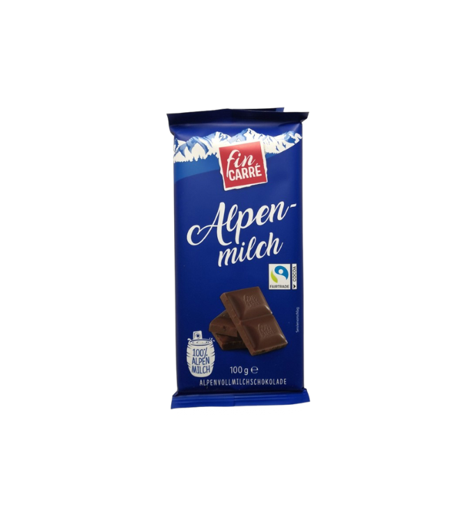 fin carre Alpen Lait100g