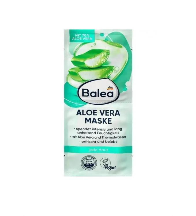 Balea Masque visage hydratant à l'aloe vera, 16 ml