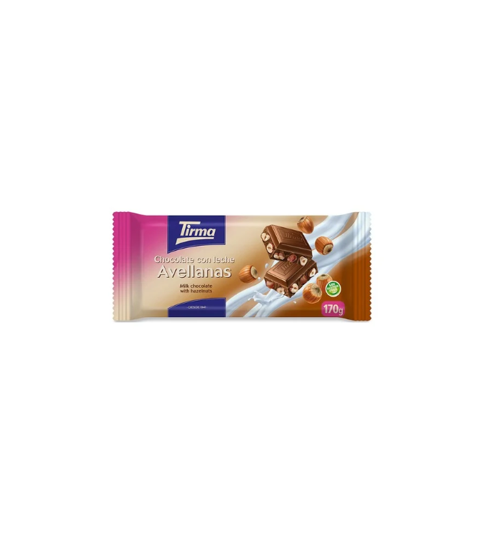 Tirma Chocolat au lait aux noisettes, 170g