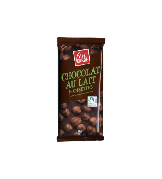 Fin carre chocolat noisette