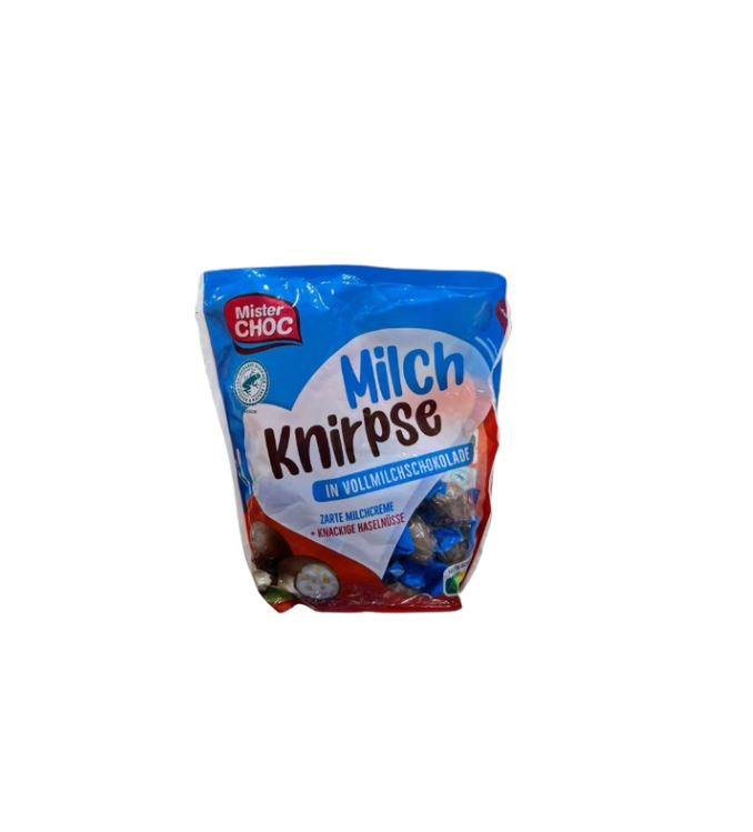 Mister Choc les tout-petits de mirch chocolat au lait noisettes croquantes 200g
