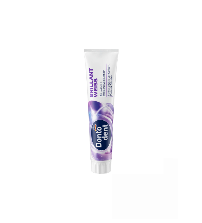 Dontodent Dentifrice Brillant Blanc, 125 ml