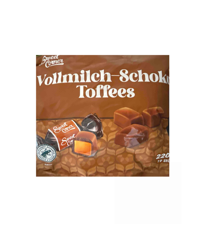 Sweet Corner Caramels au chocolat au lait entier 180 g