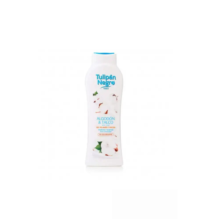 Tulipán Negro جل استحمام 650 مل - قطن وبودرة
