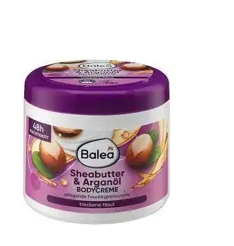 Balea Crème corporelle Beurre de karité & Huile d'argan, 500 ml