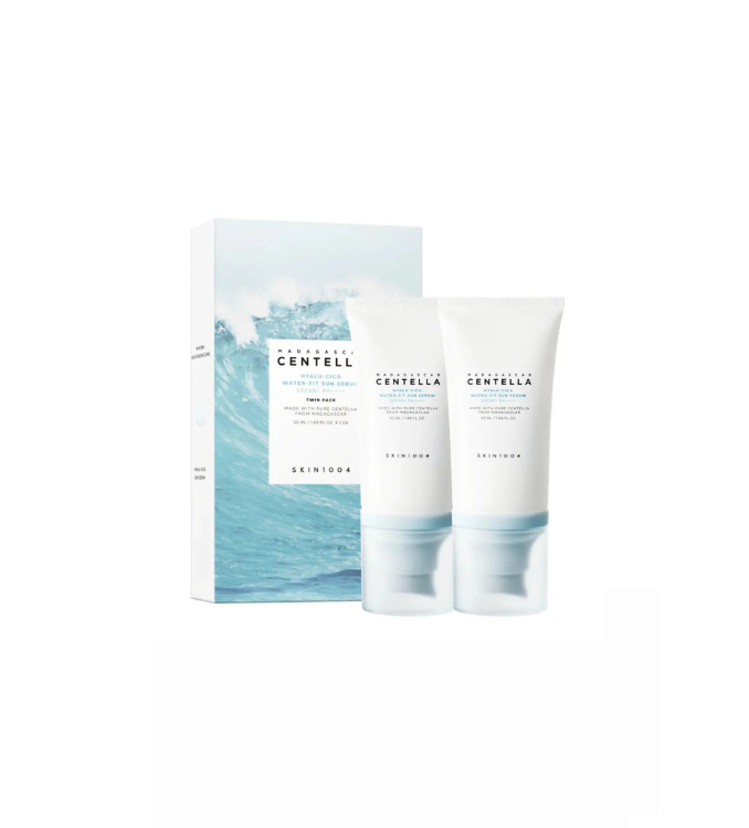 Skin1004 Madagascar Centella Hyalu-Cica Water-Fit Sun Serum (50ml x 2) Pack Double