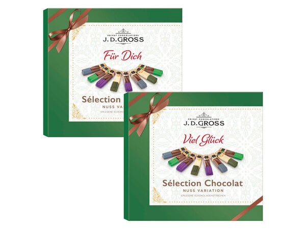 J. D. Gross Sélection Chocolat Barres aux fruits