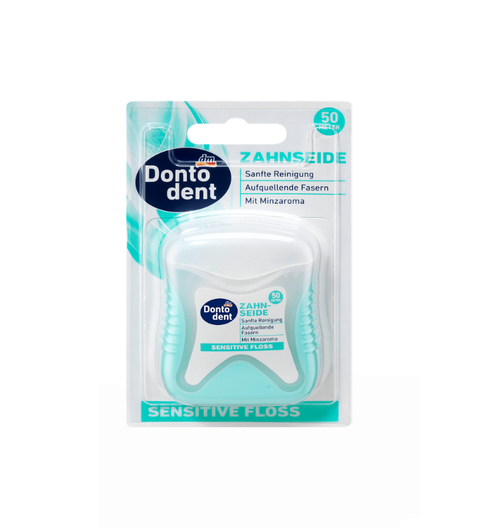 DentoDent Fil dentaire sensible Dontodent, 50 m
