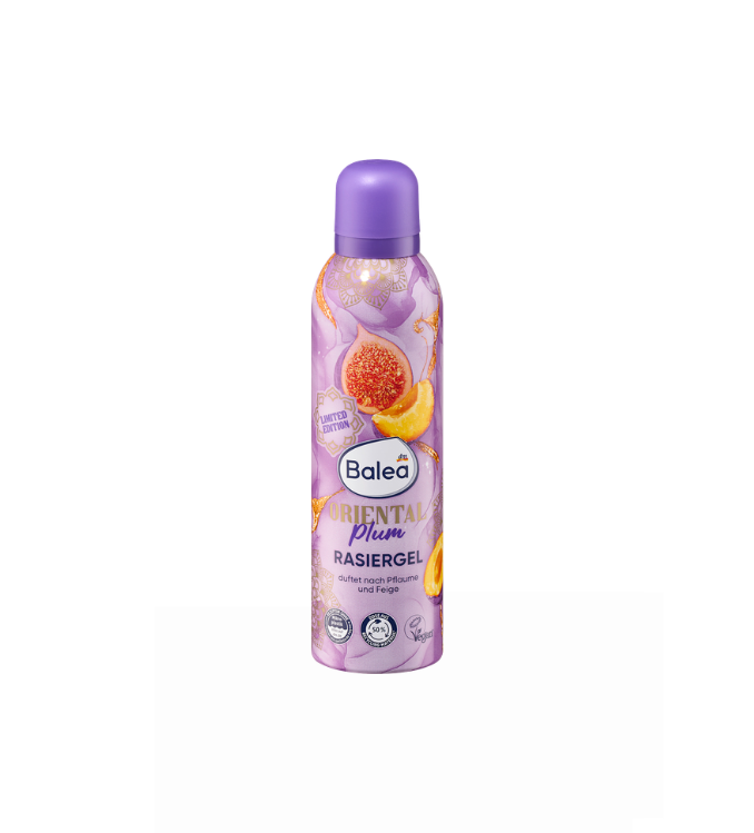 Balea Gel à raser Prune orientale, 200 ml