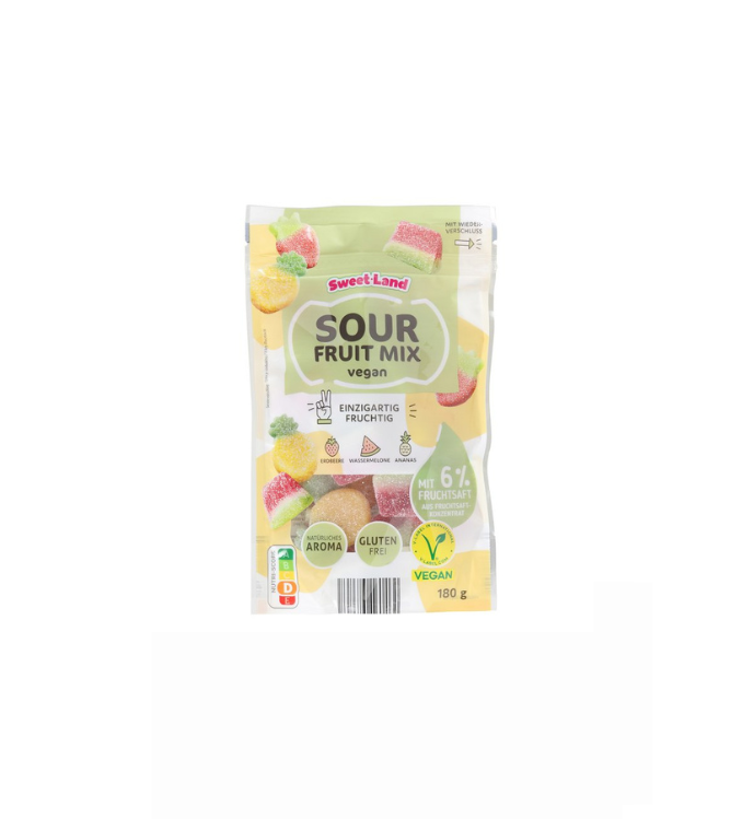 sweet land - Mélange de fruits aigres végétalien 180 g