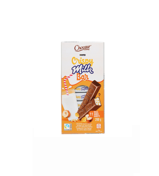 CHOCEUR Barre chocolatée, lait croustillant
