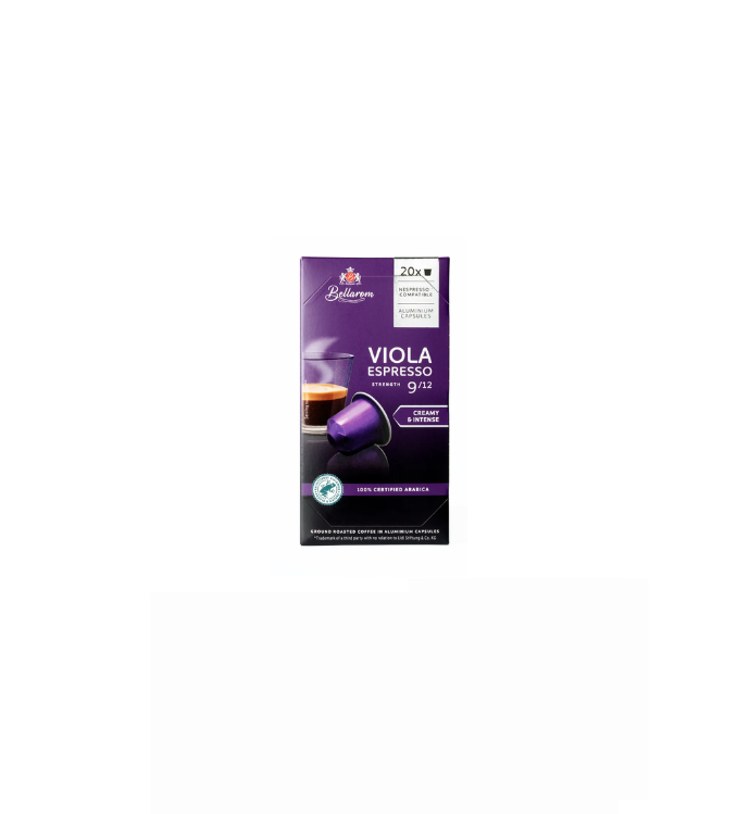 Bellarom Viola 20 Capsules - (Nespresso Compatible)
