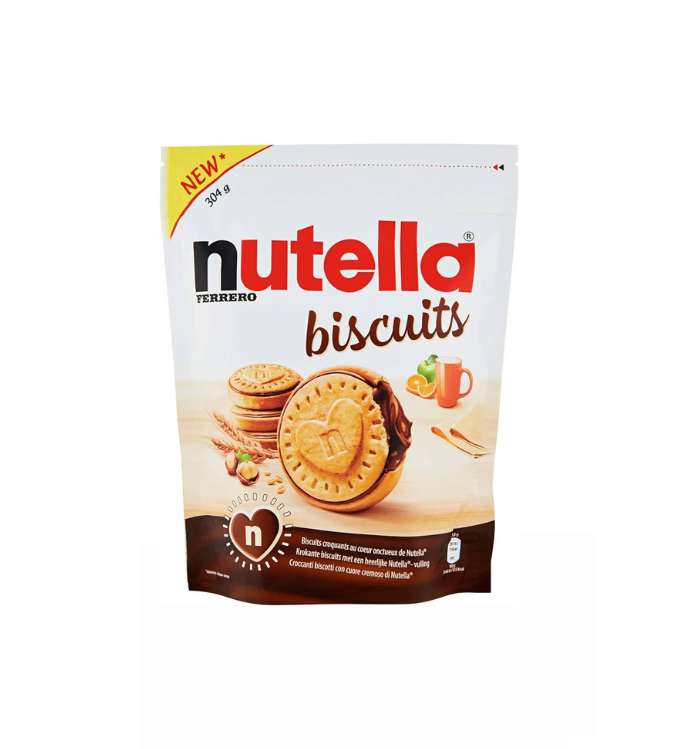 Biscuits Nutella remplis de crème Nutella - 304g