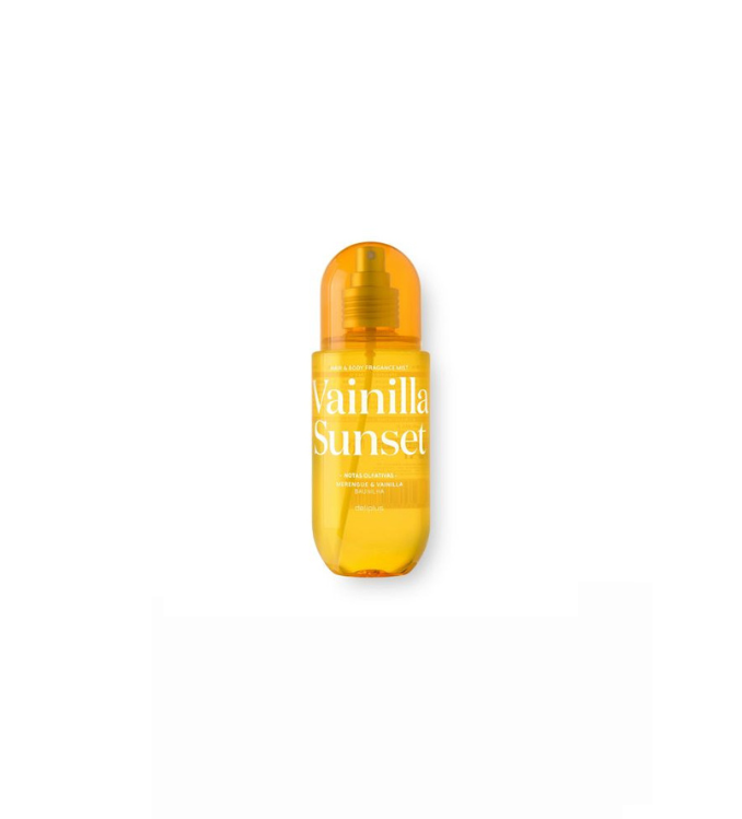 Deliplus Brume parfumée pour les cheveux et le corps Vanille Sunset 250ml