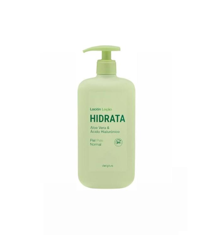 Deliplus Lotion corporelle Hydrate aloe vera et acide hyaluronique