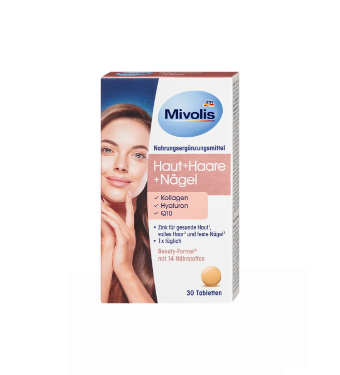 Mivolis Peau Cheveux Ongles, 30 comprimés, 22 g Complément alimentaire