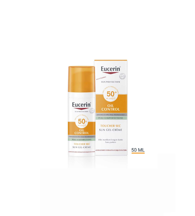 Eucerin - sun protection oil control gel-crème spf50+/50ml