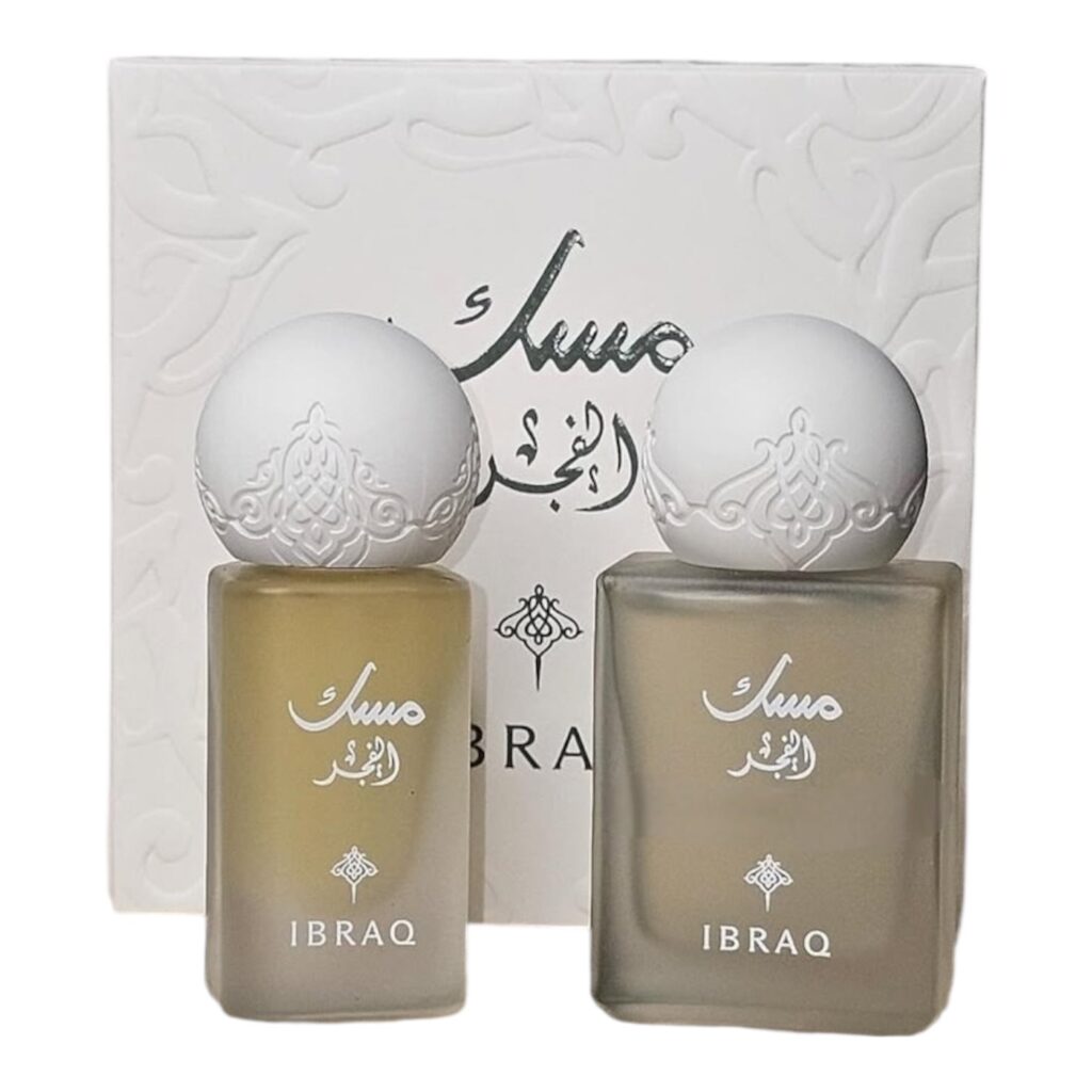 Ibrahim Alqurashi - Ensemble 2 pièces Al Fajr musk Eau De Parfum & Huile