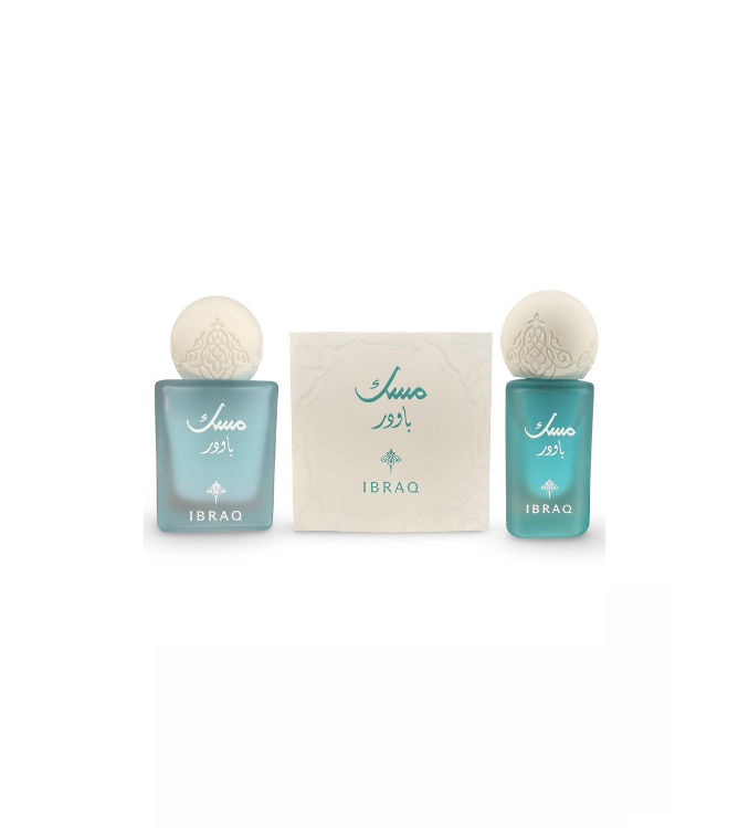 Ibrahim Alqurashi-Powder Musk Eau De Parfum & Huile 2 Pièces Set Pour Femmes
