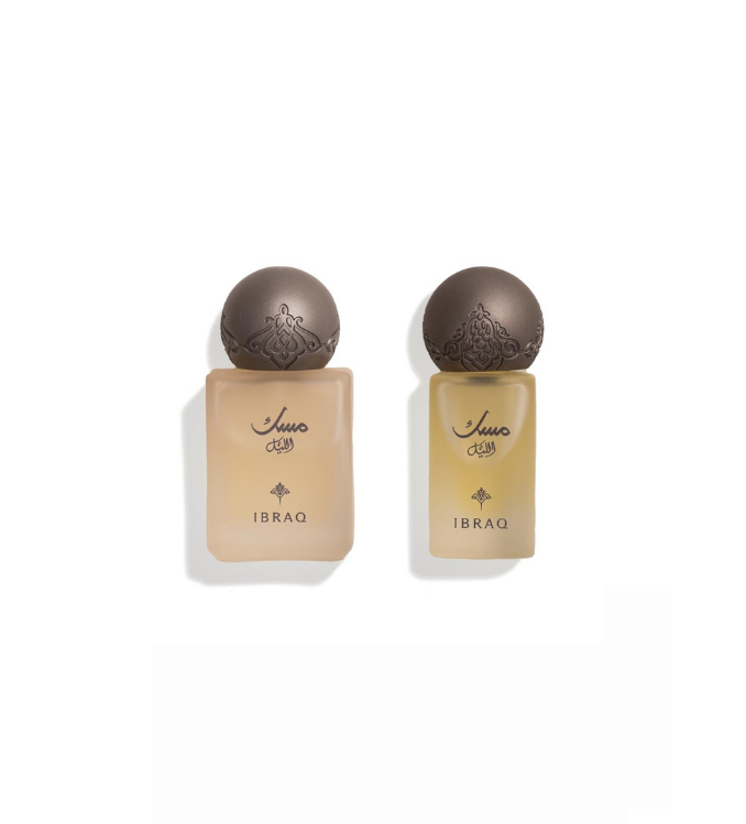 Ibrahim Alqurashi - Ensemble 2 pièces Al Lail musk Eau De Parfum & Huile